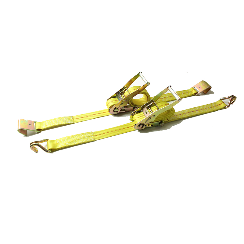 2 인치 50mm*5T 11000lbs 플랫 후크 타이 다운 스트랩 래칫 타운