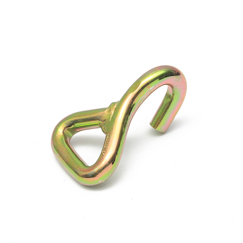 1.5 인치 3T 노란 아연 도금 J 후크 메탈 싱글 J 후크